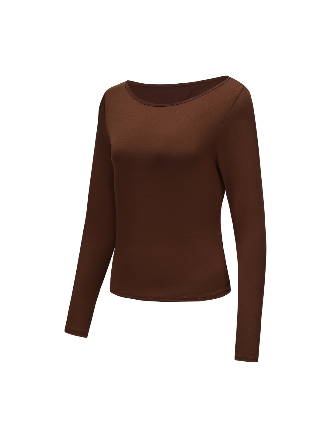 Boat Neck Long Sleeve Top