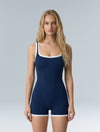 Outlined Ribbed Bodysuit
