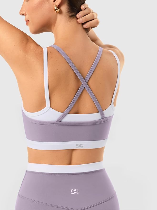 High Waisted Seamless Leggings & Double Layer Sports Bra - HeyShape