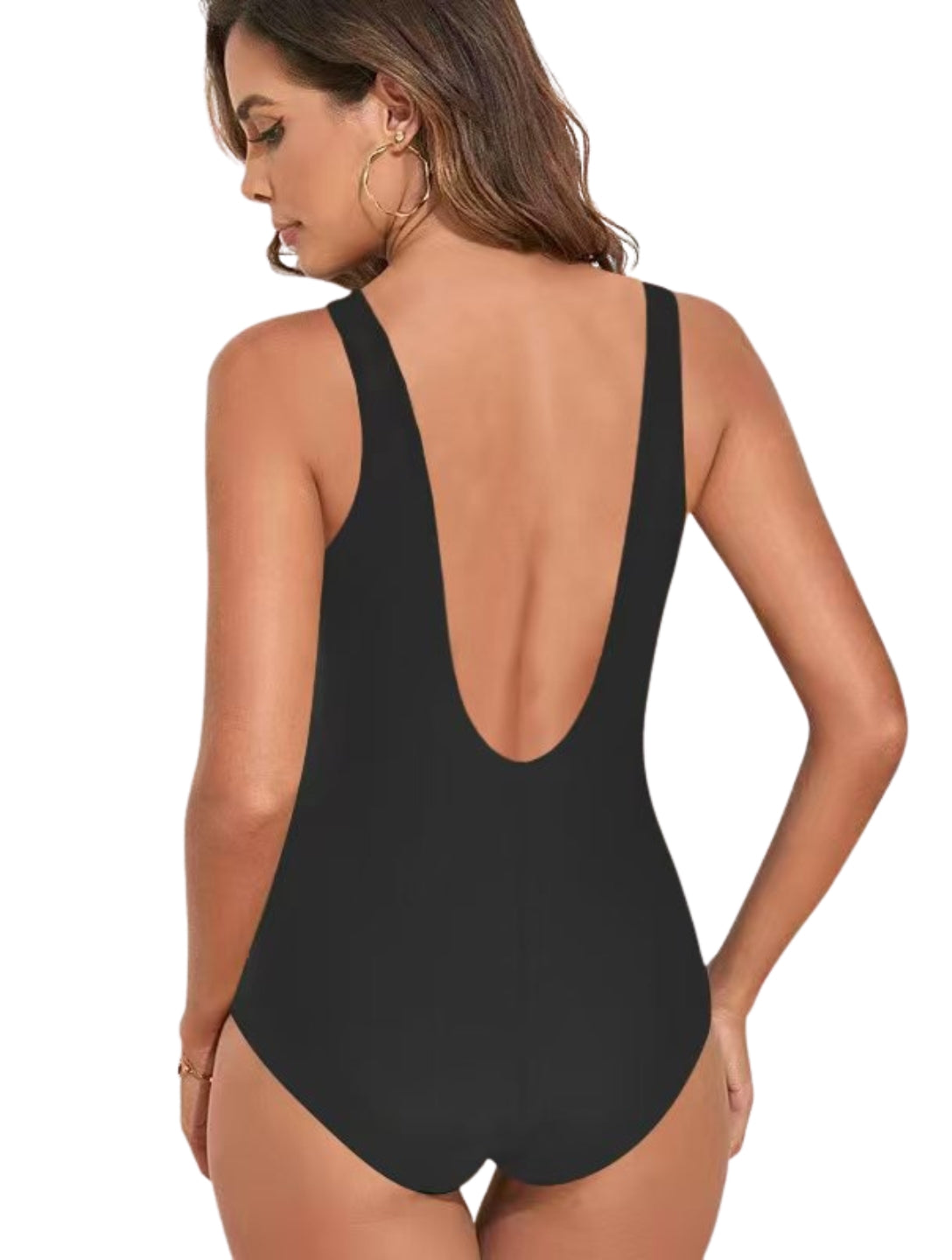 Low Back V-Neck Sculpting Suit - HeyShape
