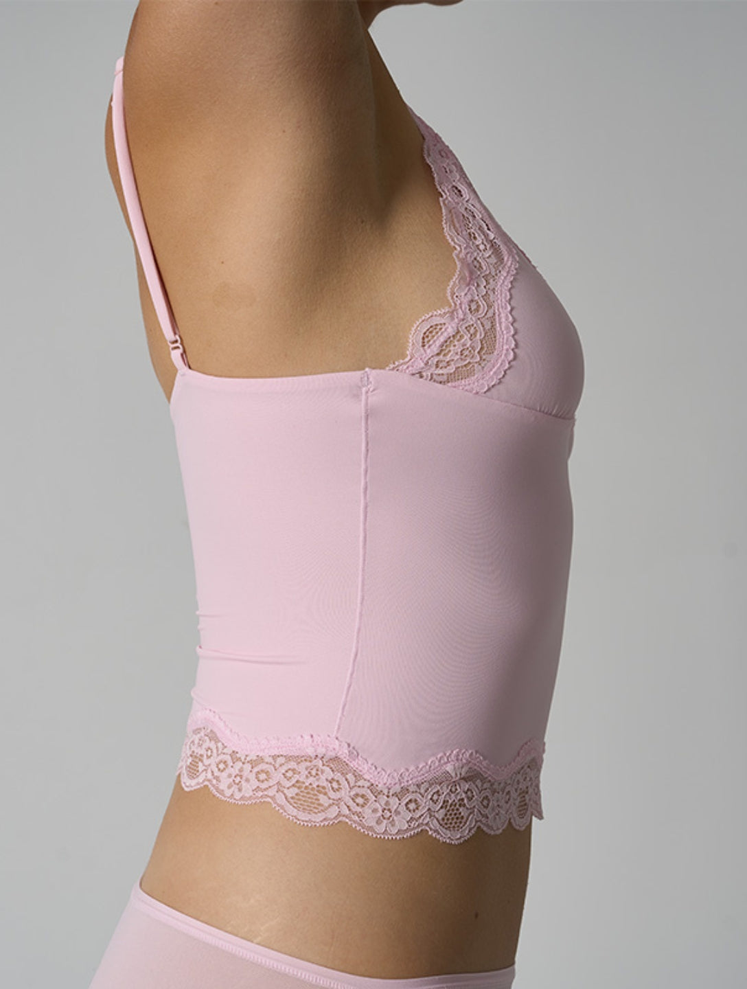 The Smooth Lace V-Neck Singlet