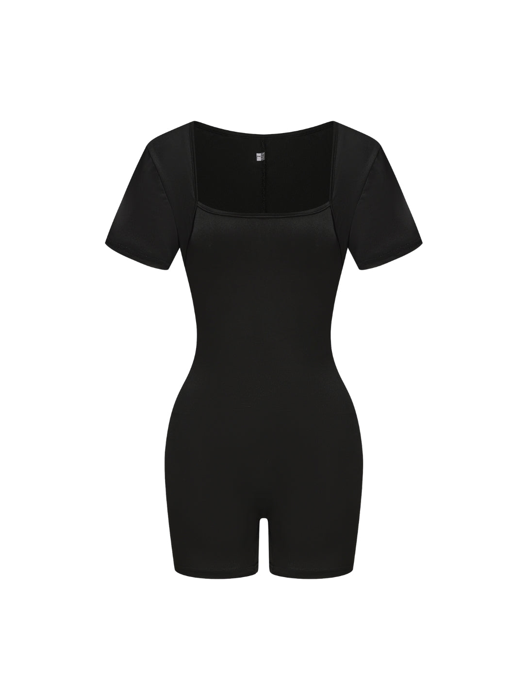 Square Neck Short Sleeve Jumpsuit