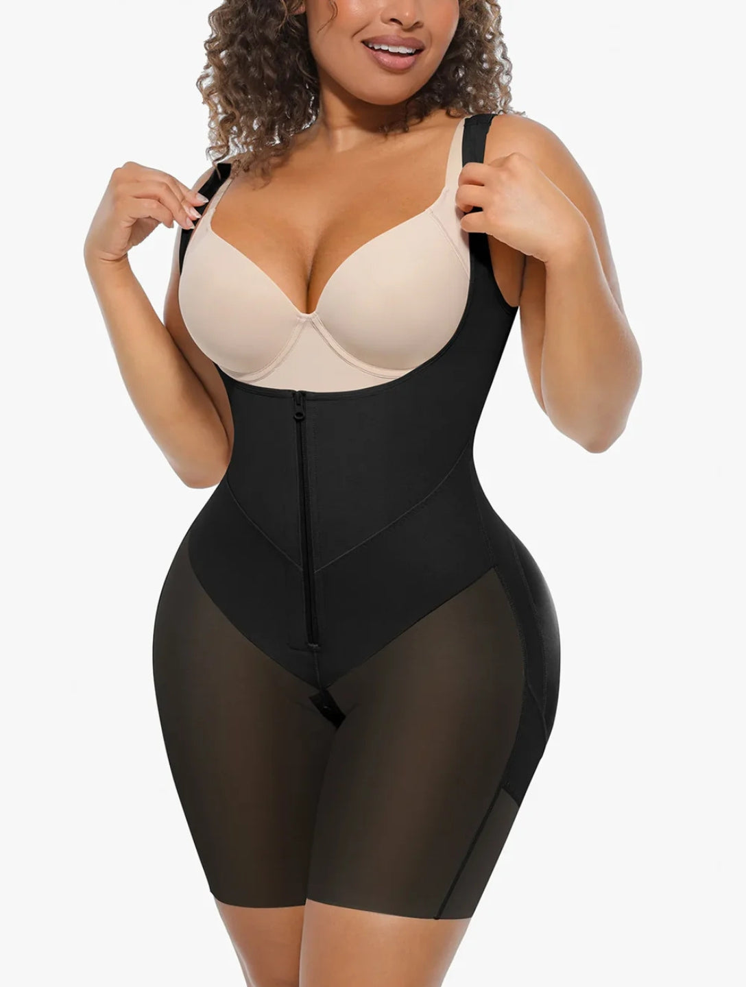 U-Shaped Faja Tummy Control Butt Lift Bodysuit - HeyShape