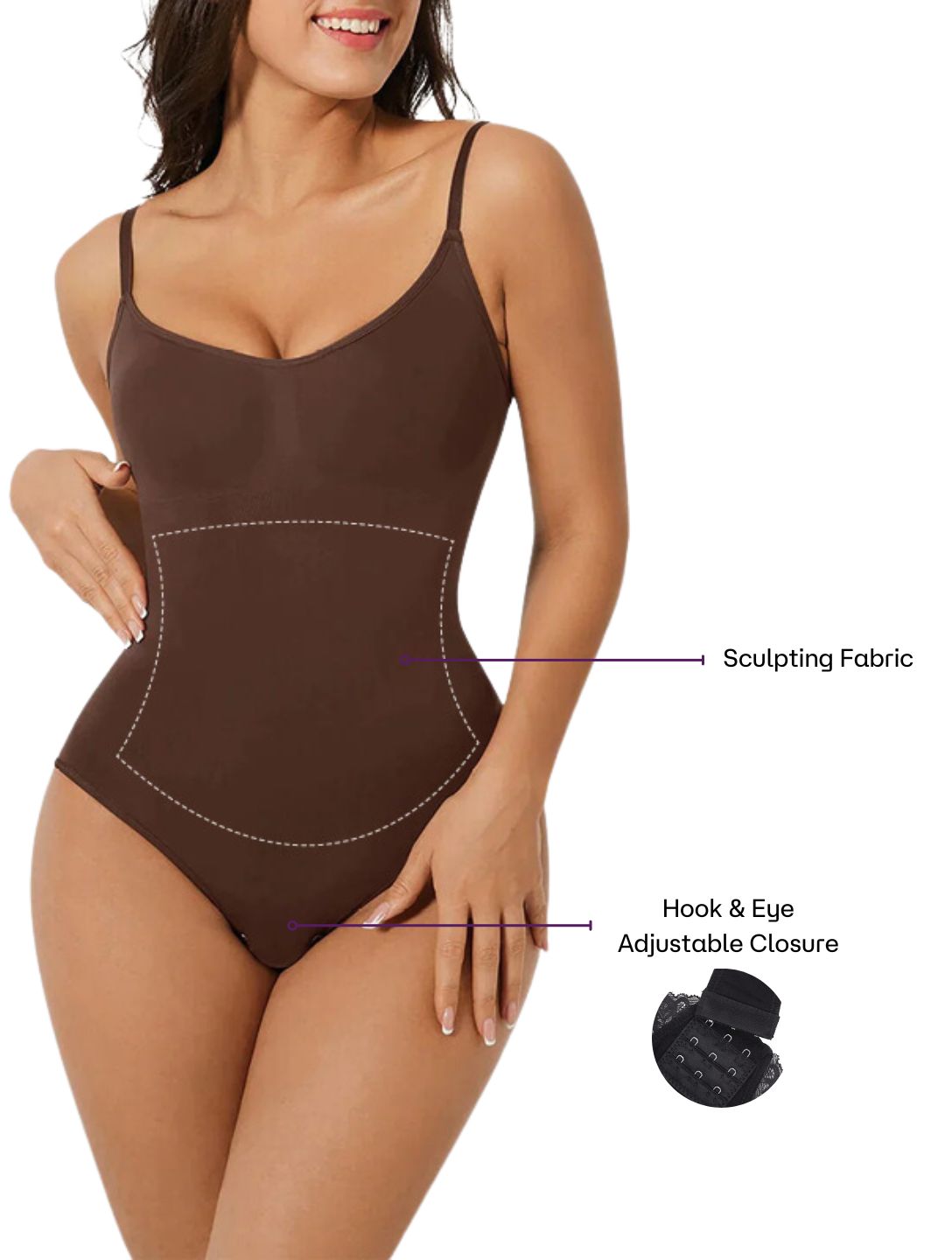 Snatched Thong Bodysuit - HeyShape