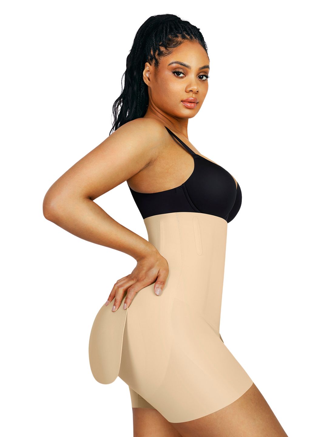 Ultra High Waisted BBL Shorts - HeyShape