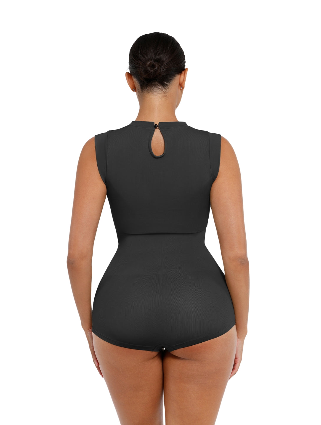 High Neck Sleeveless Bodysuit - HeyShape