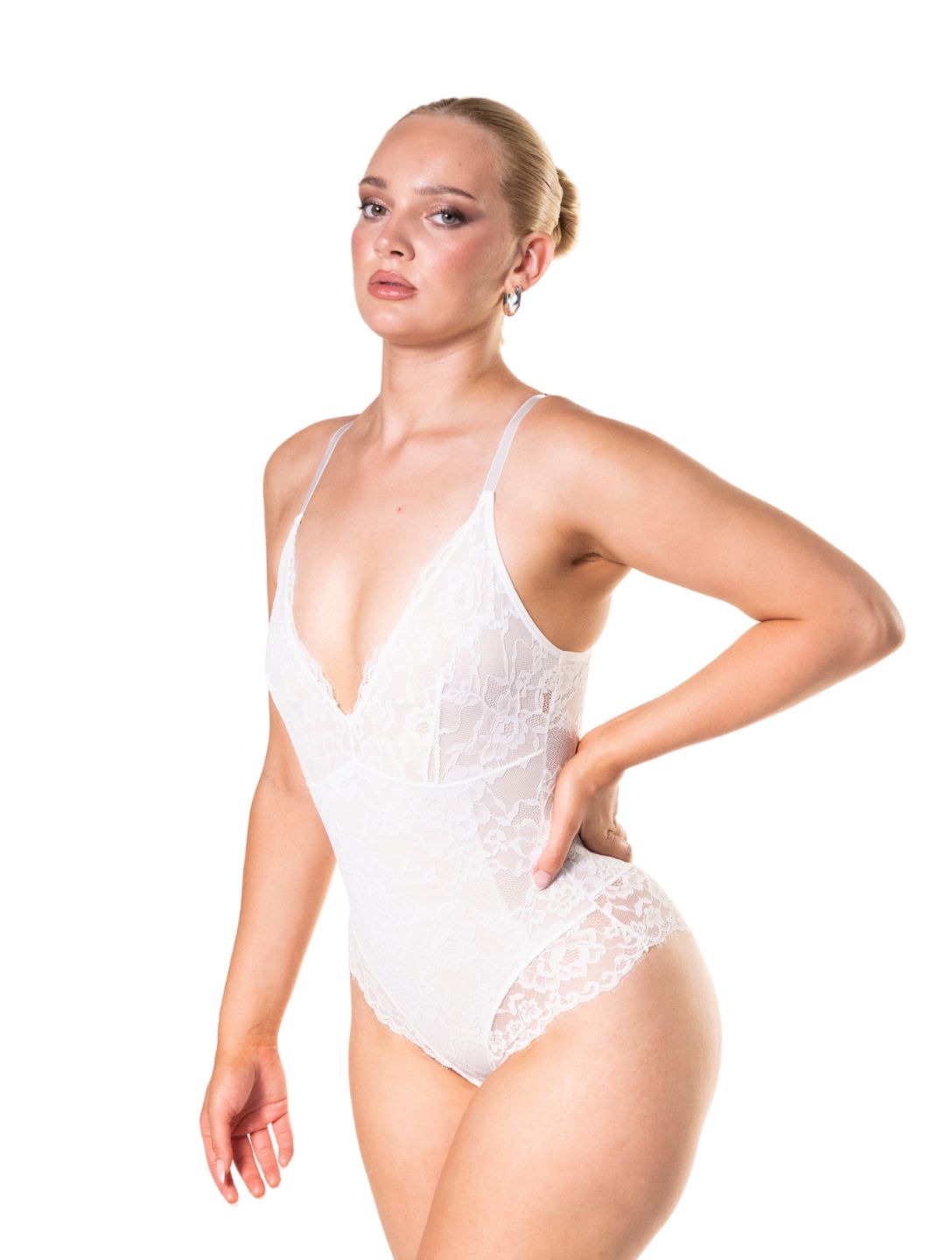Shapewear Laced Bodysuit - HeyShape