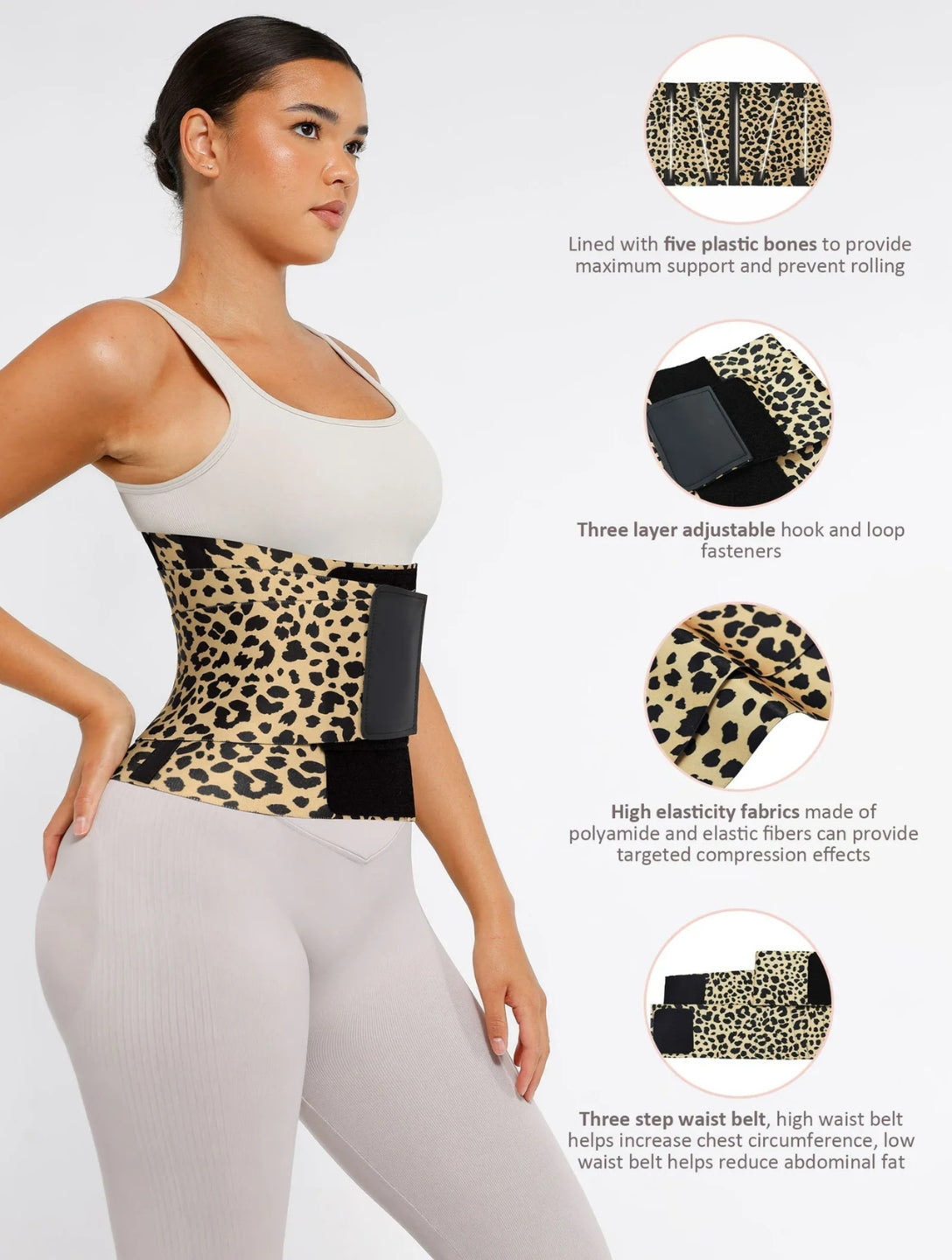 Tummy Control Adjustable Waist Trainer - HeyShape