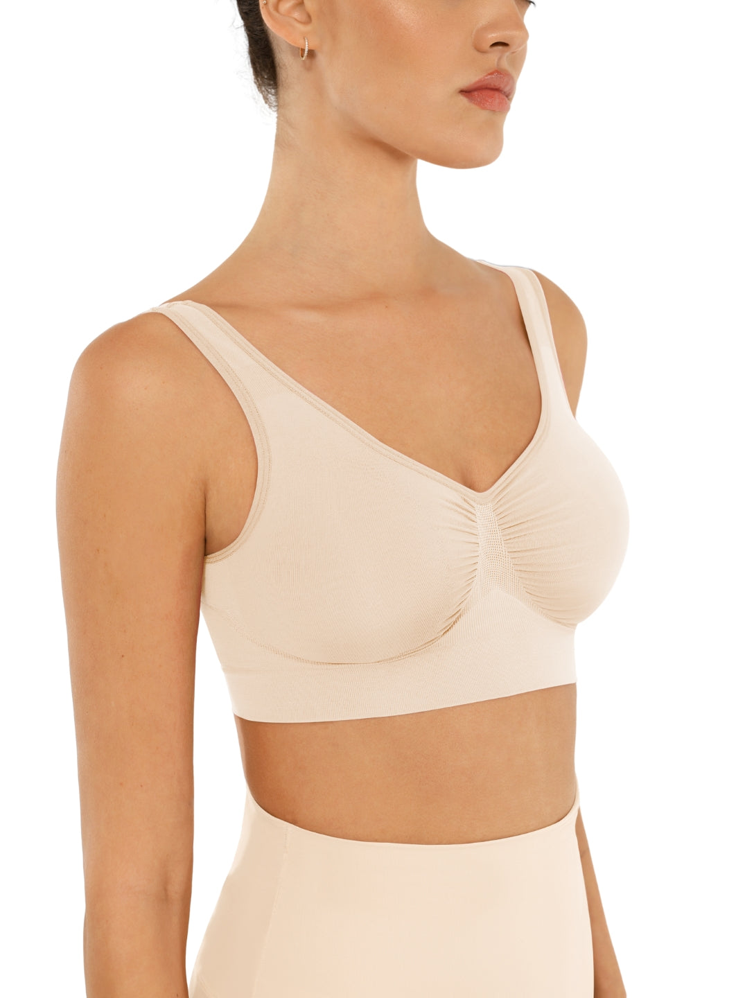 Snatched Wide Straps Bra - HeyShape