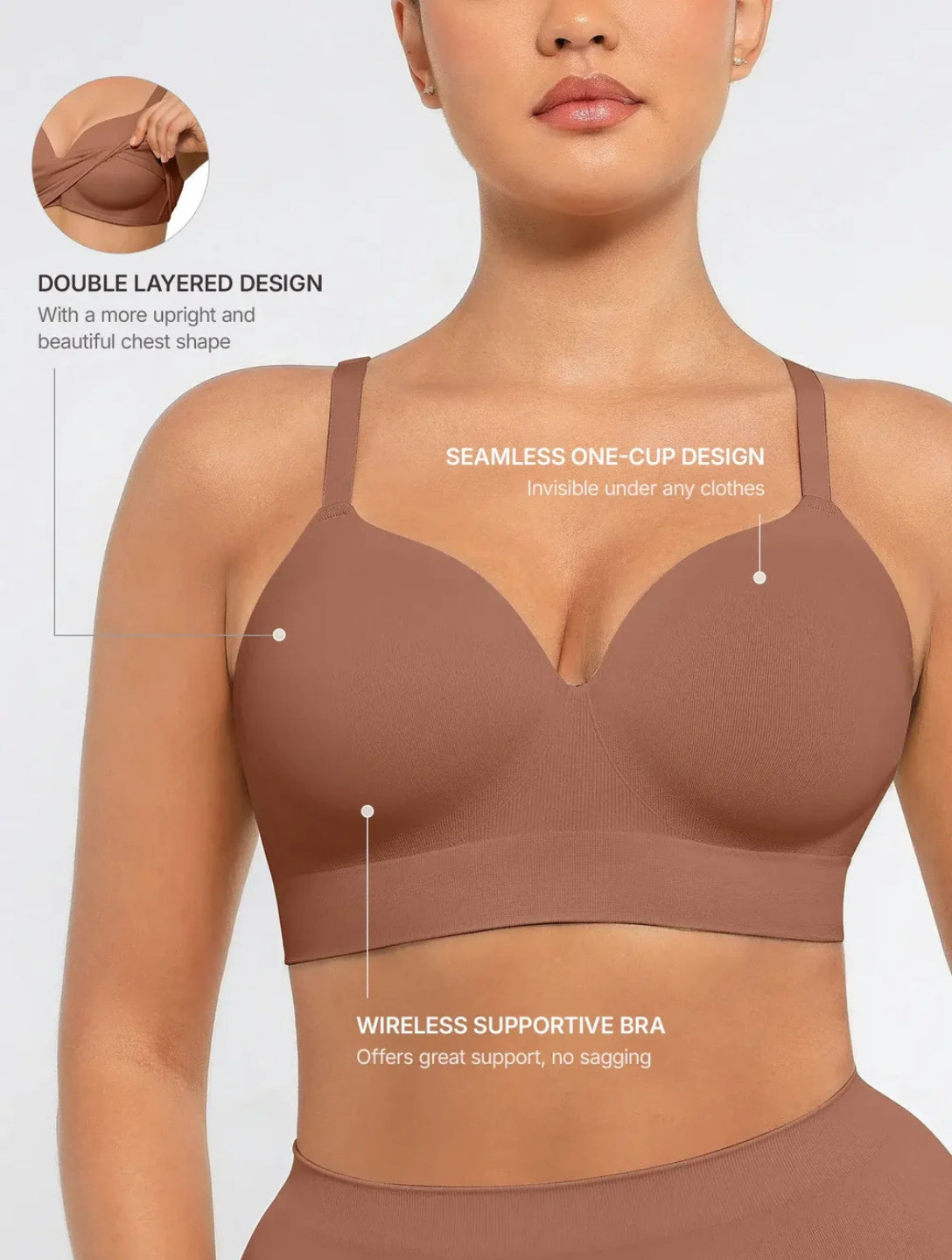 Wireless Shaping Bra - HeyShape