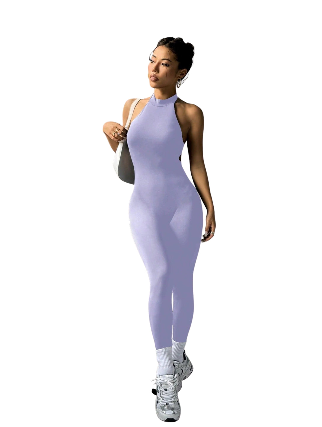 High Neck Sport Jumpsuit