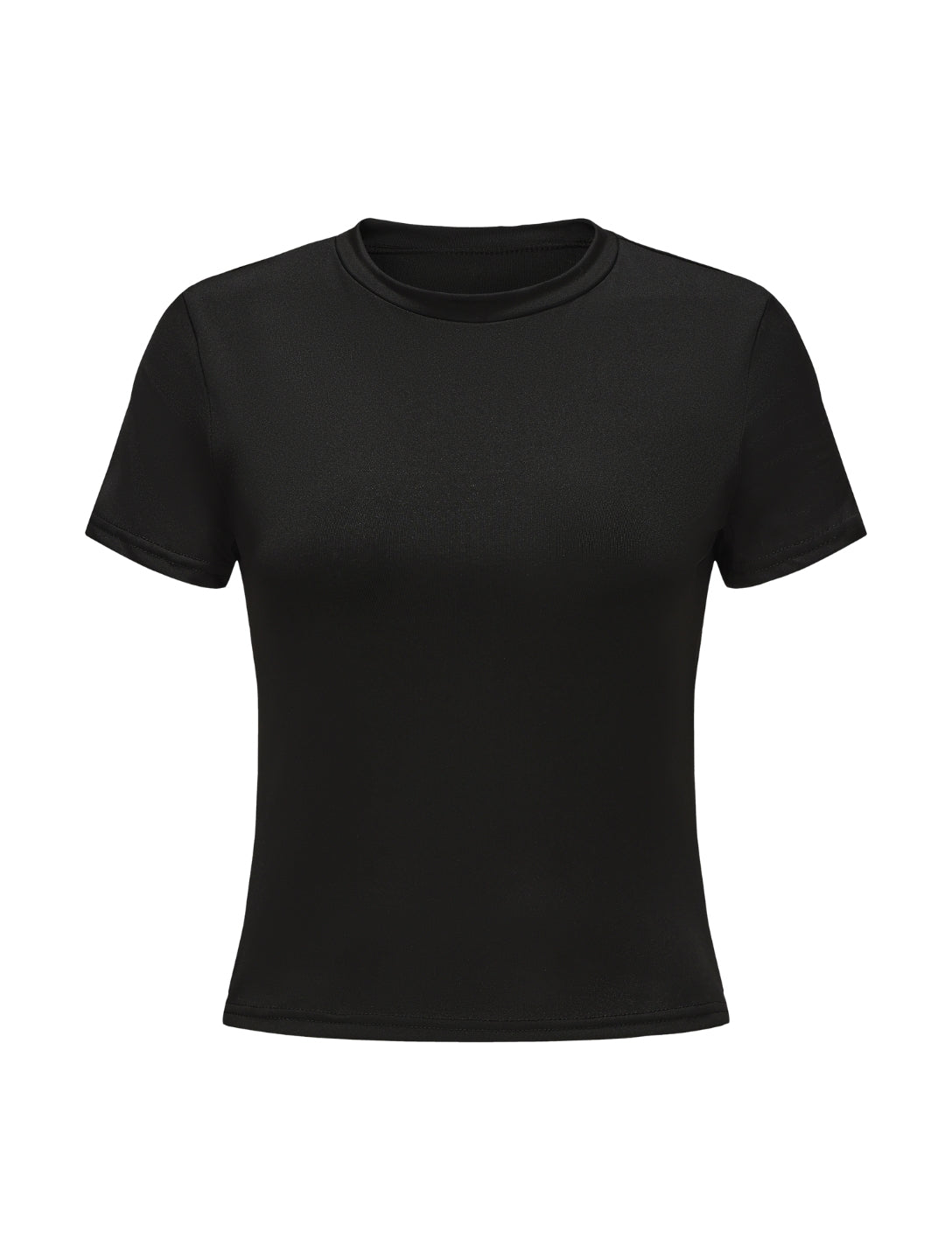 Short Sleeve Crew Neck Top