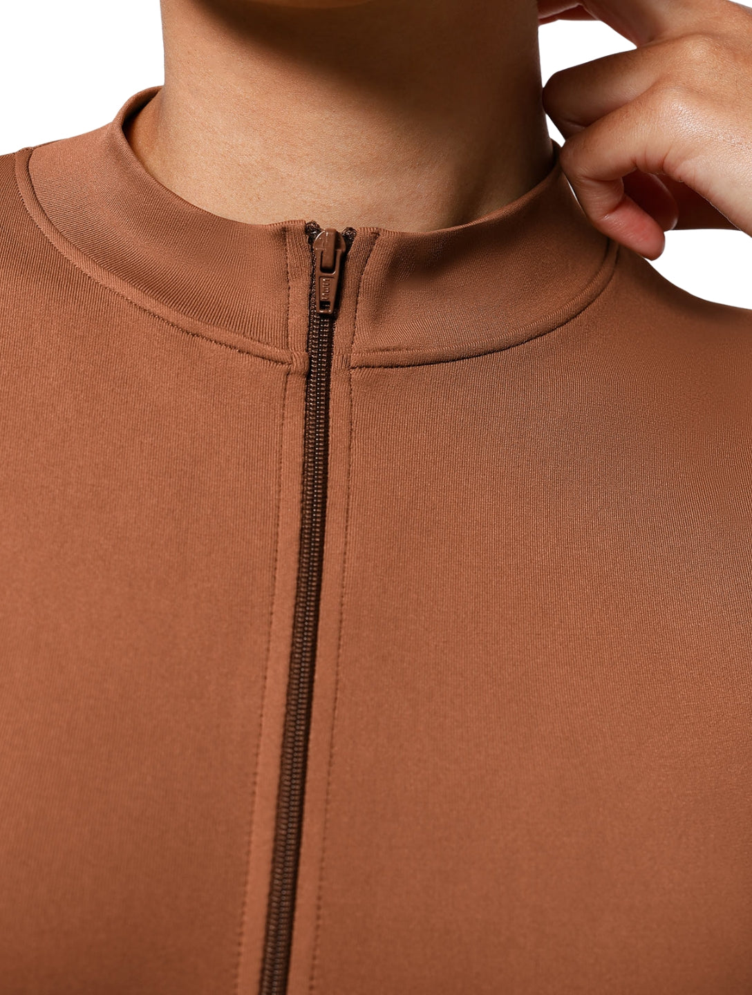 The Deep V Zip Bodysuit - HeyShape