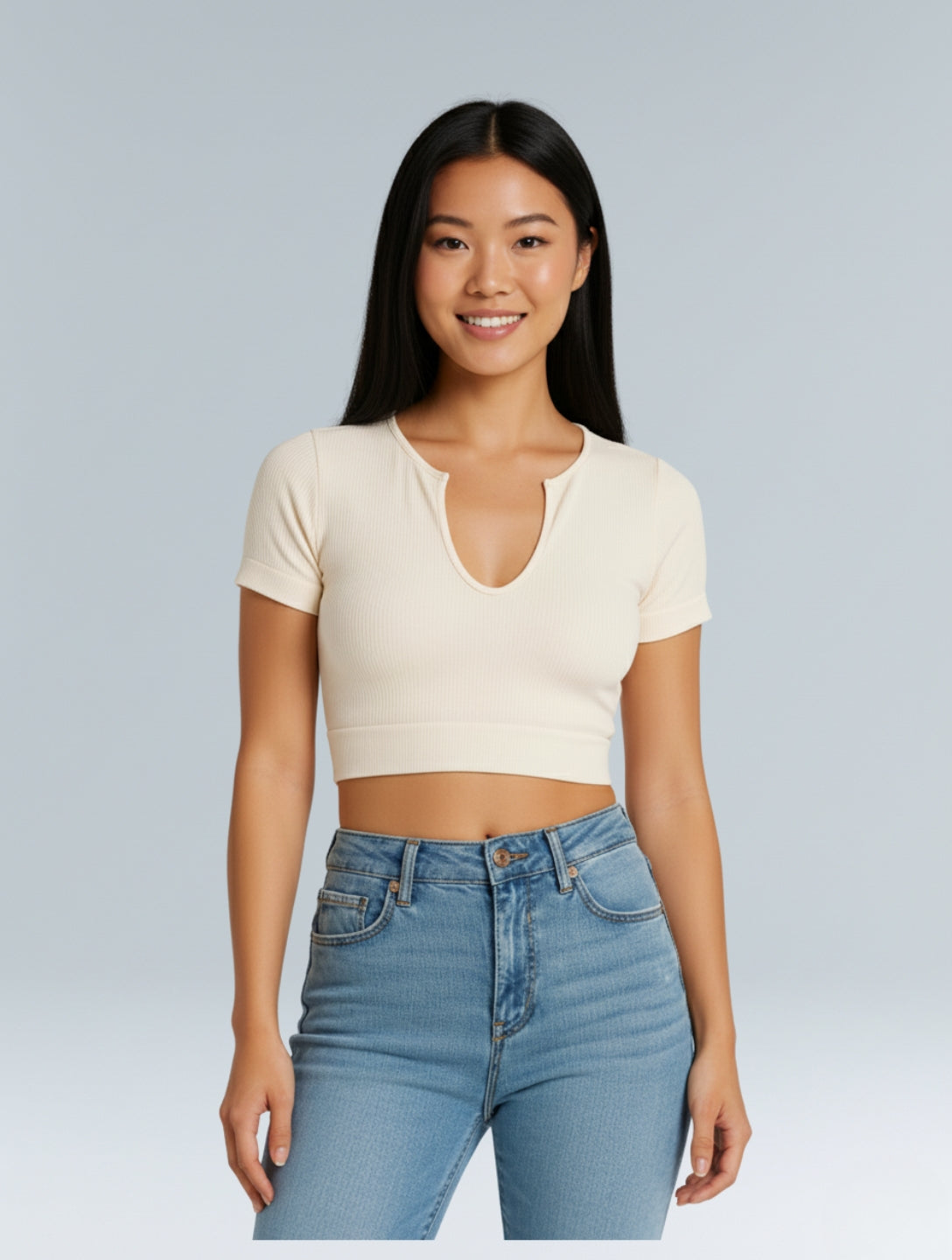 Shape me up Crop T-shirt - HeyShape