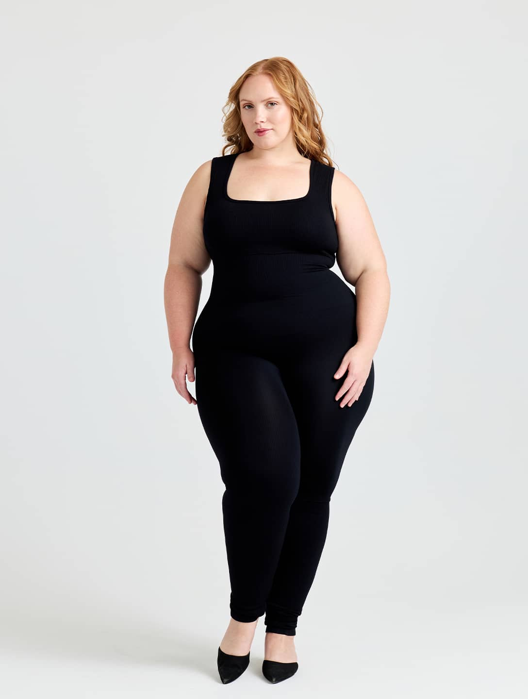 One Piece Tank Top Jumpsuit - HeyShape