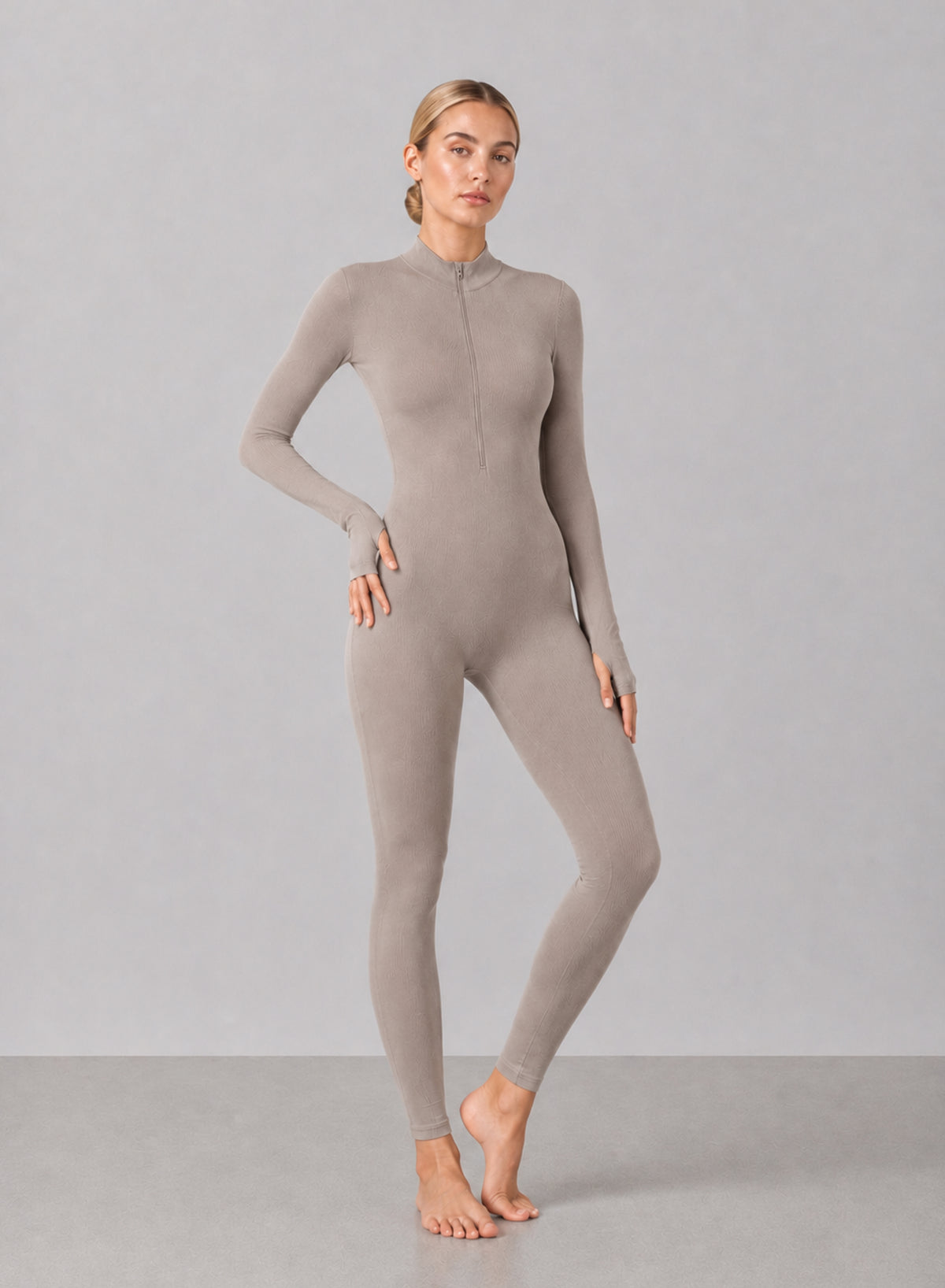 Snatched Rib Jumpsuit - HeyShape
